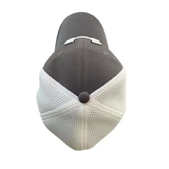 Under Armour Men's UA Golf Hat Mesh Dark Gray, White, M/L Puff Embroidered Logo - Picture 4 of 12
